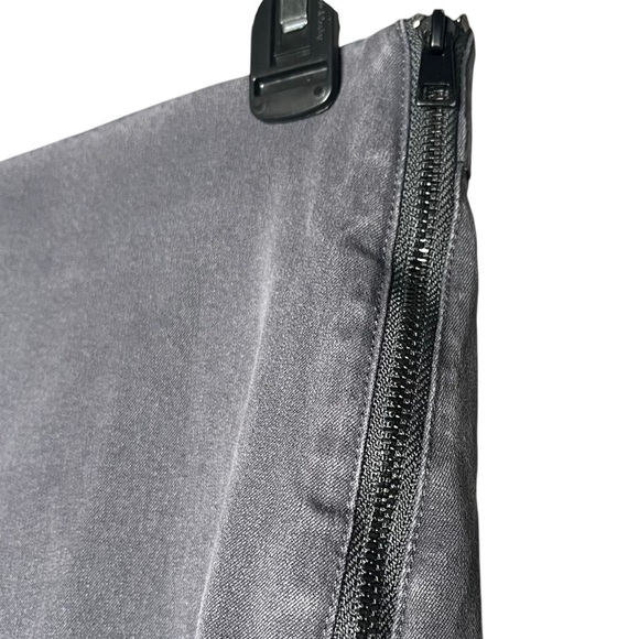 Everlane The Side Zip Cotton Stretch Pants Grey Size 6 - Picture 6 of 7